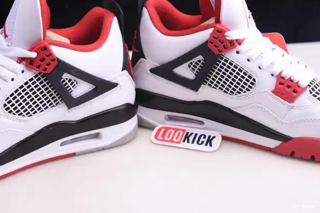 1st Kicks Shoes (2020) DC7770-160 Retro Fire Jordan Air 4 Red 0623